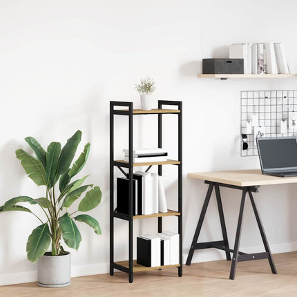 Boekenplank 60 X 30 X 85 Cm Bewerkt Hout Artisan Eiken - XdropX
