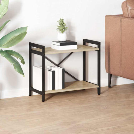 Boekenplank 60 X 30 X 85 Cm Bewerkt Hout Artisan Eiken - XdropX