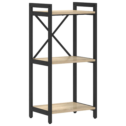 Boekenplank 60 X 30 X 85 Cm Bewerkt Hout Artisan Eiken - XdropX