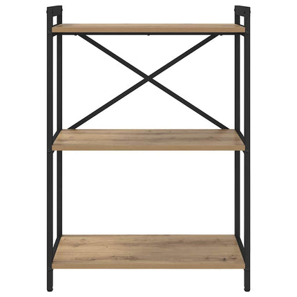 Boekenplank 60 X 30 X 85 Cm Bewerkt Hout Artisan Eiken - XdropX