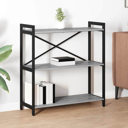 Boekenplank 60 X 30 X 85 Cm Bewerkt Hout Artisan Eiken - XdropX