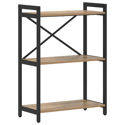 Boekenplank 60 X 30 X 85 Cm Bewerkt Hout Artisan Eiken - XdropX