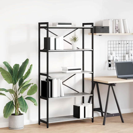 Boekenplank 60 X 30 X 85 Cm Bewerkt Hout Artisan Eiken - XdropX