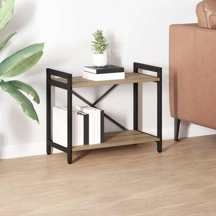 Boekenplank 60 X 30 X 85 Cm Bewerkt Hout Artisan Eiken - XdropX