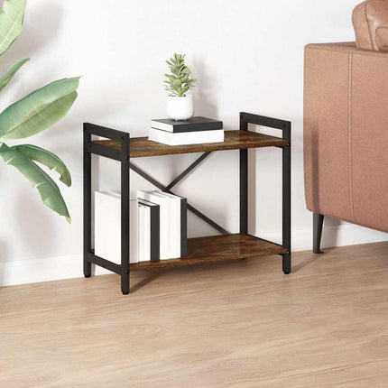 Boekenplank 60 X 30 X 85 Cm Bewerkt Hout Artisan Eiken - XdropX