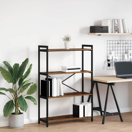 Boekenplank 60 X 30 X 85 Cm Bewerkt Hout Artisan Eiken - XdropX