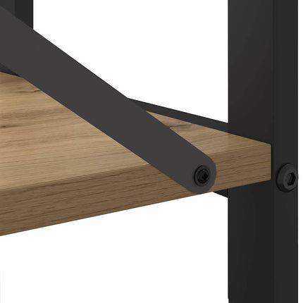 Boekenplank 60 X 30 X 85 Cm Bewerkt Hout Artisan Eiken - XdropX