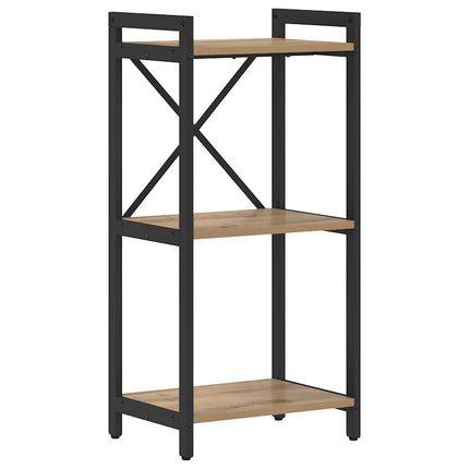 Boekenplank 60 X 30 X 85 Cm Bewerkt Hout Artisan Eiken - XdropX