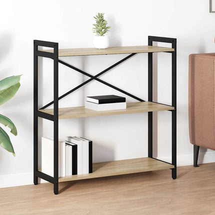 Boekenplank 60 X 30 X 85 Cm Bewerkt Hout Artisan Eiken - XdropX