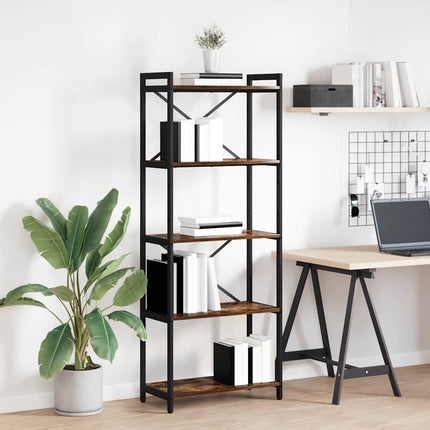 Boekenplank 60 X 30 X 85 Cm Bewerkt Hout Artisan Eiken - XdropX