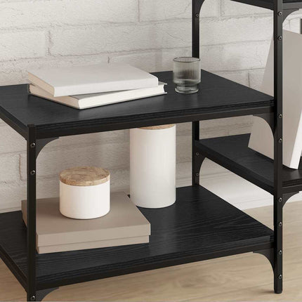 Boekenplank Bord 3-Laags 4 St Bewerkt Hout - XdropX