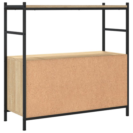 Boekenrek 80X30X78,5 Cm Bewerkt Hout En Ijzer Kleur - XdropX