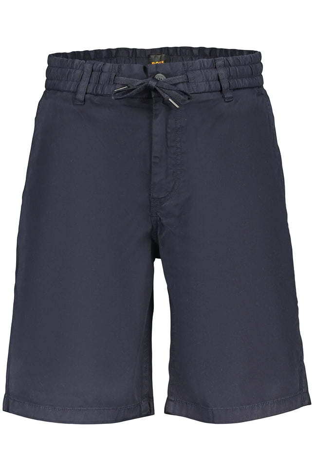 BOSS MEN'S BLUE BERMUDA SHORTS