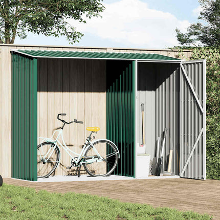 Brandhoutschuur 245X98X159 Cm Gegalvaniseerd Staal - XdropX