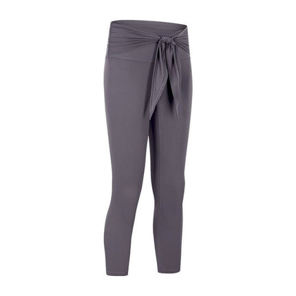 Butter Soft Nylon Training Yoga Sport Cropped Pants Wome-5