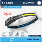 TD0123AFullWhiteLight1800MAH / 5PCS