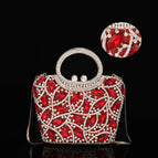 Horse Eye Handbag In Red