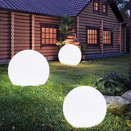 Outdoor LED Illuminated Globe Light Colorful Creative Lawn Lamp