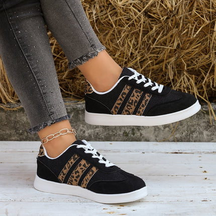 Damesmode Trendy 3-streep Multicolor Casual Atletische Platte Schoenen, Vetersluiting Effen Ademend Niet-Stuffy, Alle Seizoenen Draagbaar, Exquise Modieuze Praktische Vakantie Cadeau, Geschikt voor Sport Wandelen Vrije Tijd Reizen Multi-Scene Veelzijdig,