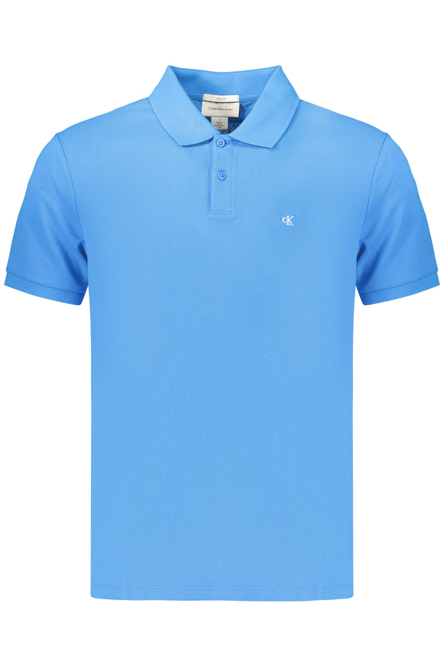 CALVIN KLEIN MEN'S SHORT-SLEEVE POLO SHIRT, BLUE-0