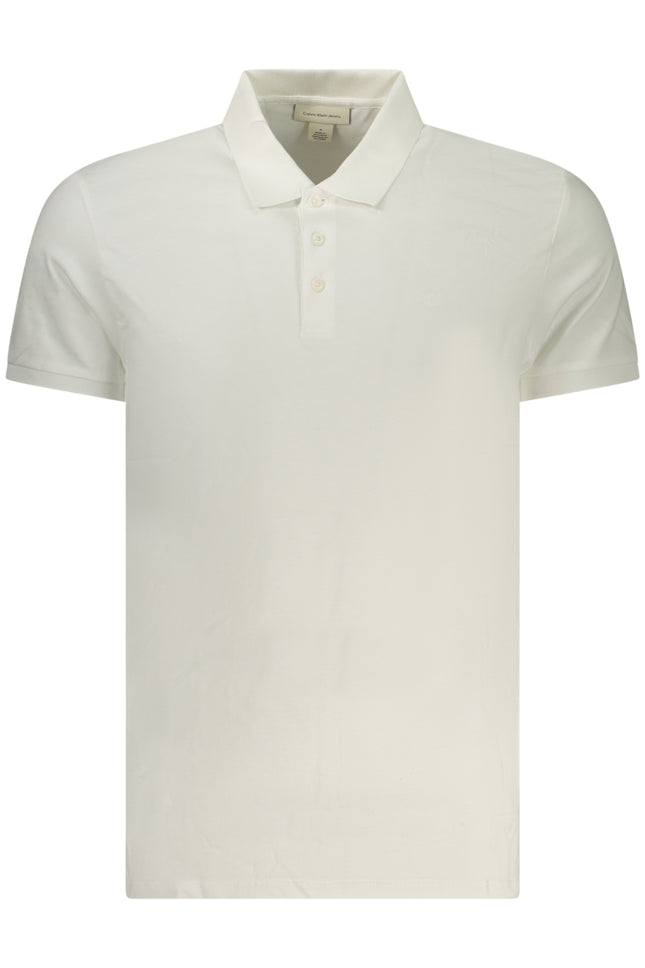 CALVIN KLEIN MEN'S SHORT-SLEEVE POLO SHIRT WHITE-0
