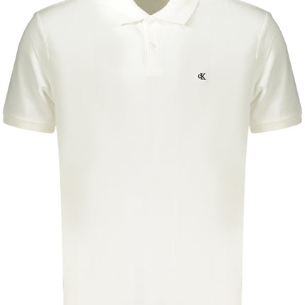 CALVIN KLEIN MEN'S SHORT-SLEEVE POLO SHIRT WHITE-0