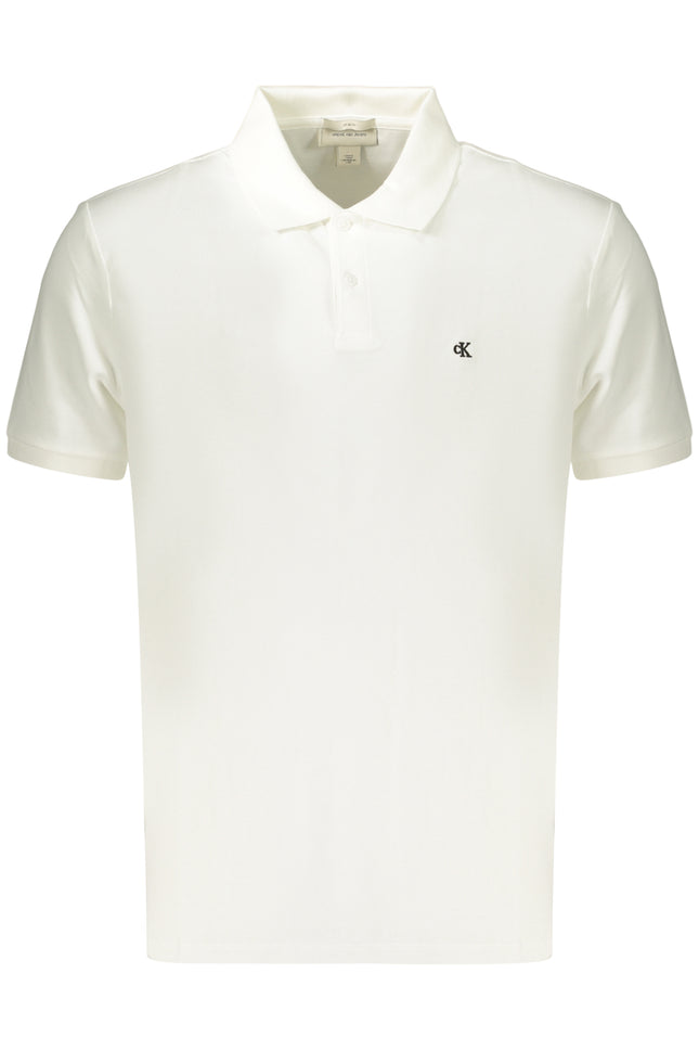 CALVIN KLEIN MEN'S SHORT-SLEEVE POLO SHIRT WHITE-0