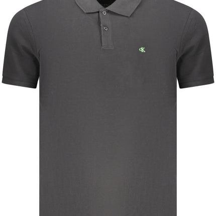 CALVIN KLEIN MEN'S SHORT SLEEVE POLO BLACK-0