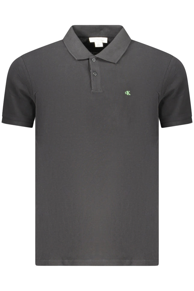 CALVIN KLEIN MEN'S SHORT SLEEVE POLO BLACK-0