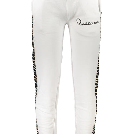 CAVALLI CLASS MEN'S WHITE PANTS-0