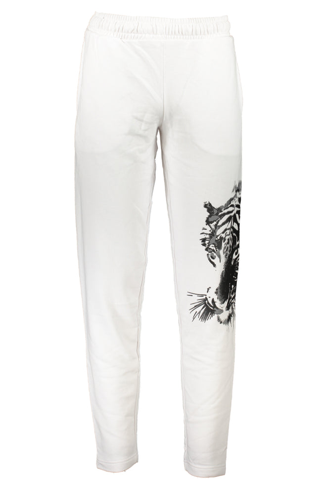 CAVALLI CLASS MEN'S WHITE PANTS-0