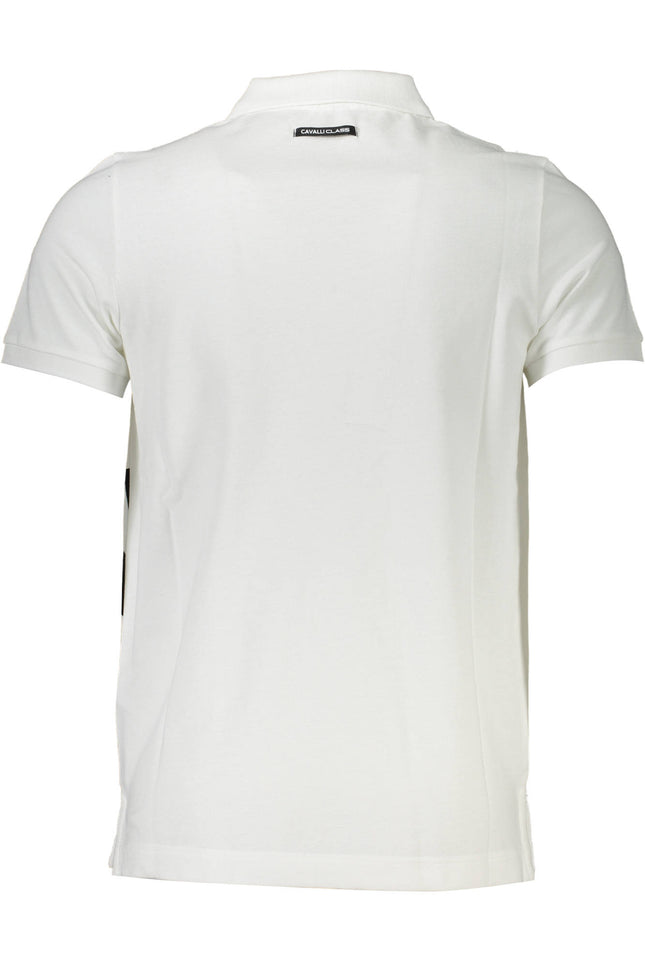CAVALLI CLASS POLO SHORT SLEEVE MAN WHITE-1