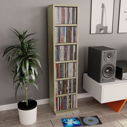 Cd-Kast 21X20X88 Cm Spaanplaat Kleurig - XdropX
