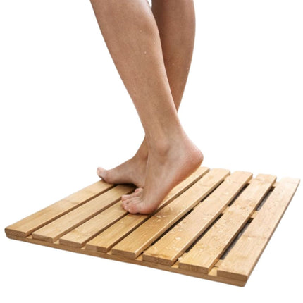 Ceruzo Douchemat - Antislip - Bamboe - 50 X 30 Cm - XdropX