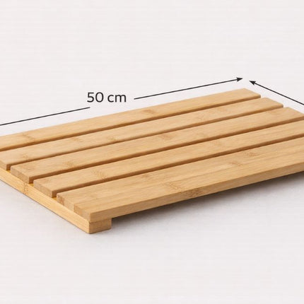 Ceruzo Douchemat - Antislip - Bamboe - 50 X 30 Cm - XdropX