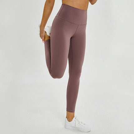 Classical 2.0Versions Soft Naked-Feel Athletic Fitness Leggings Women Stretchy High Waist Gym Sport Tights Yoga Pants lulu-7