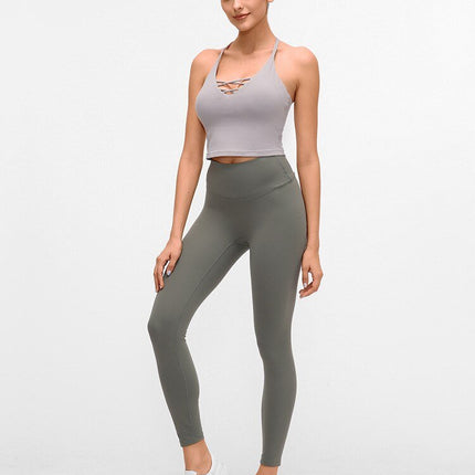 Classical 3.0 Version Soft Naked-feel Workout Gym Yoga Tights Women Squatproof High Waist Fitness Sport Leggings Running Pants-3