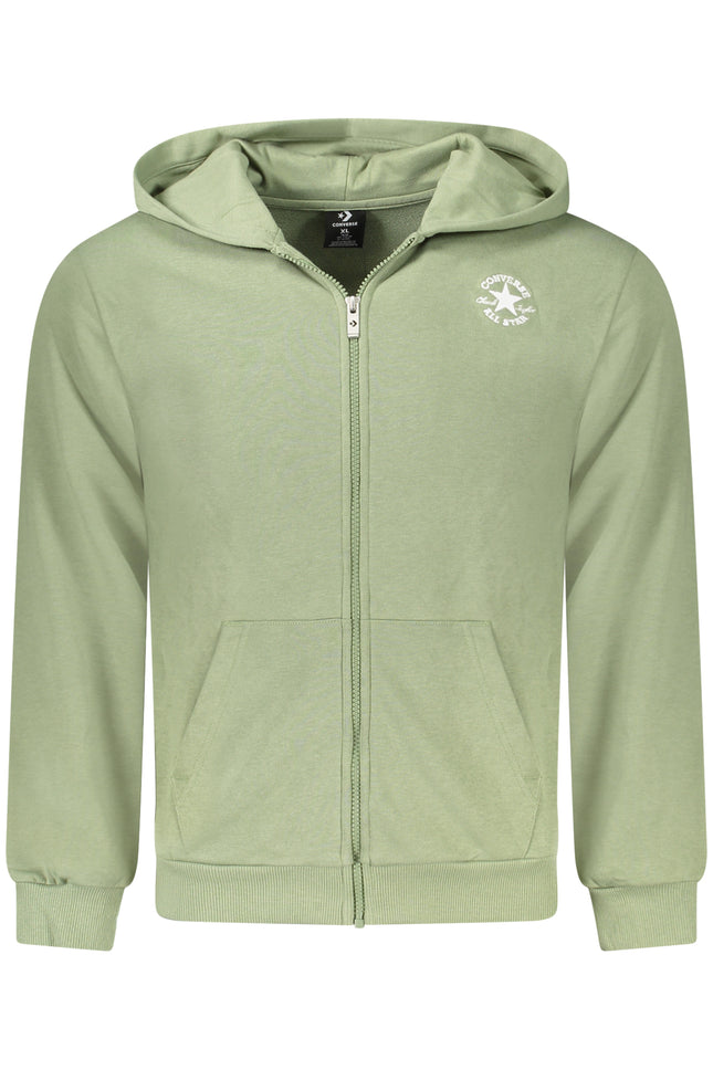 CONVERSE CHILDREN'S GREEN ZIP-UP SWEATSHIRT-0