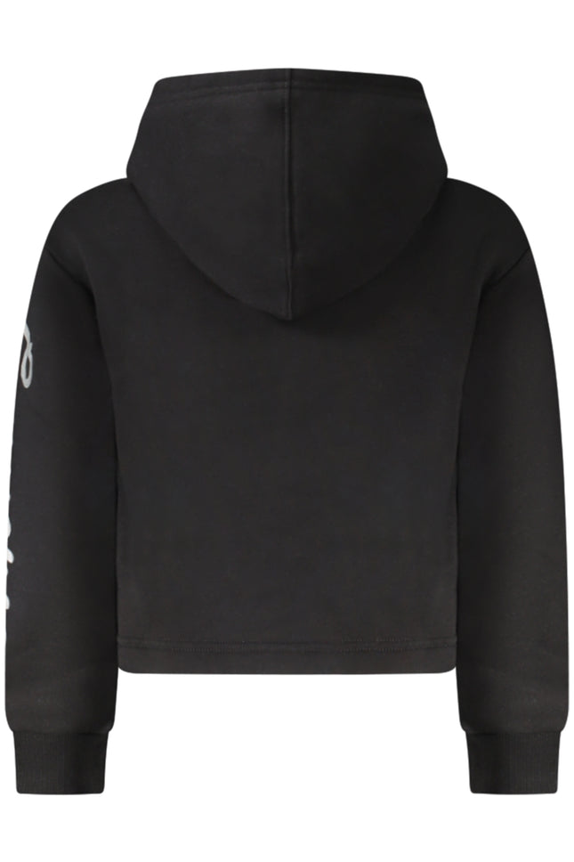 Converse Girls' Zip-Up Hoodie, Black-1