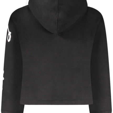 Converse Girls' Zip-Up Hoodie, Black-1