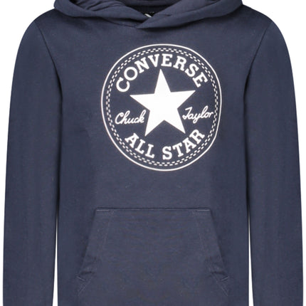 CONVERSE CHILDREN'S BLUE ZIP-UP SWEATSHIRT-0