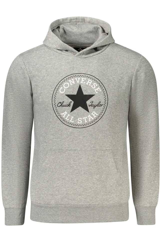 CONVERSE CHILDREN'S GRAY ZIP-UP SWEATSHIRT-0