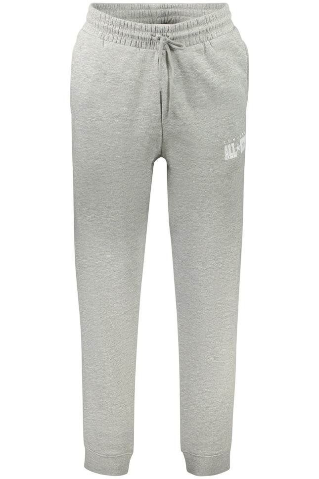 CONVERSE MEN'S GREY LONG TRACKSUIT PANTS-0