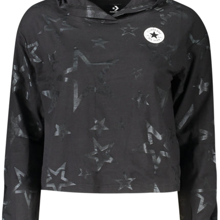 Converse Girls' Long-Sleeved T-Shirt, Black-0