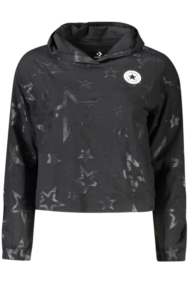 Converse Girls' Long-Sleeved T-Shirt, Black-0