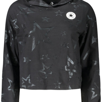 Converse Girls' Long-Sleeved T-Shirt, Black-1