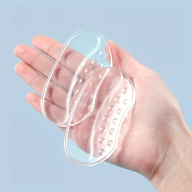 6 stuks ultrazachte hielbeschermers - blaar en antislip met massagepunten, maatversteller, hakjes voor hoge hakken, GEL-inlegzolen voor halve maat - XdropX
