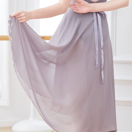 Dance Rok Dames Lange Chiffon Balletrokken Volwassen Ballroom Dansrok