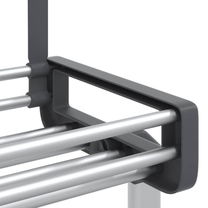 Deurorganizer Met 5 Schappen 52X20X135 Cm Aluminium - XdropX