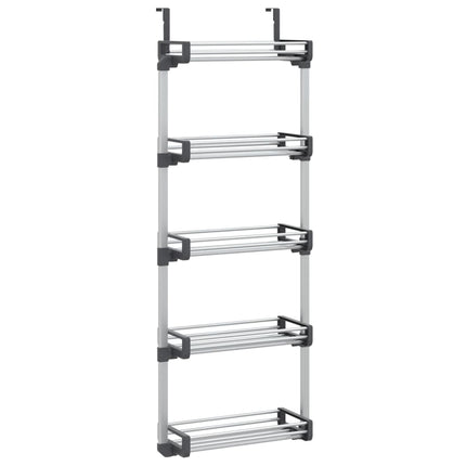 Deurorganizer Met 5 Schappen 52X20X135 Cm Aluminium - XdropX